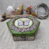 Szkatułka "Lawendowy Motyl" – ręcznie zdobione pudełko decoupage